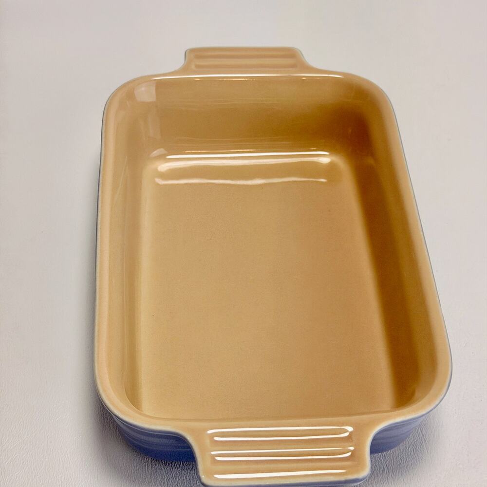 LeCreuset Small Casserole Dish 5 x 7 Provence Bluebell Purple - Picture 4 of 8